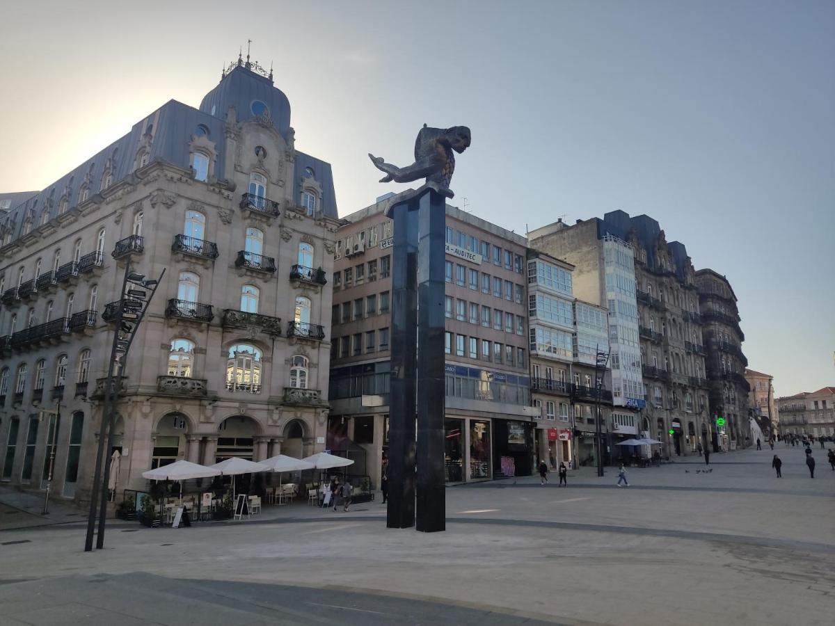 Apartmán Pleno Centro, Terraza, Principe, 5 Min Casco Vello Y Estacion Ave Vigo Exteriér fotografie